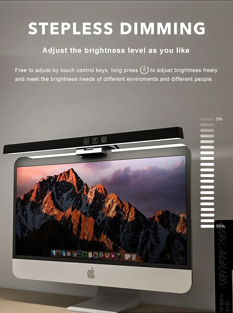 Barre lumineuse d'écran anti-reflets